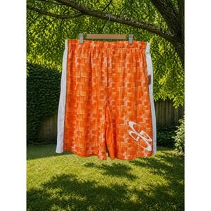 BOOMBAH Athletic Shorts Men's 3XL Orange Performance Training Gym Workout Shorts